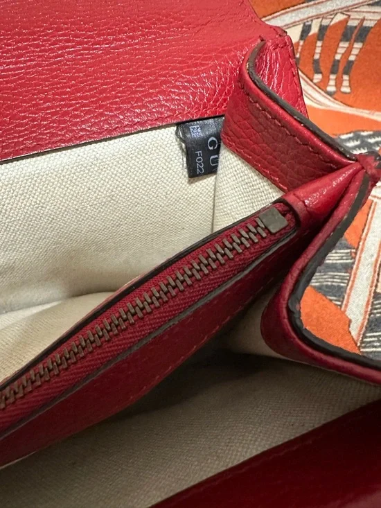 GUCCI ❤️🌟DIONYSUS TWO TONE HARDWARE FLAP BAG W/ CRYSTALS JEWELED TIGER HEAD ⭐️ - Picture 15 of 15